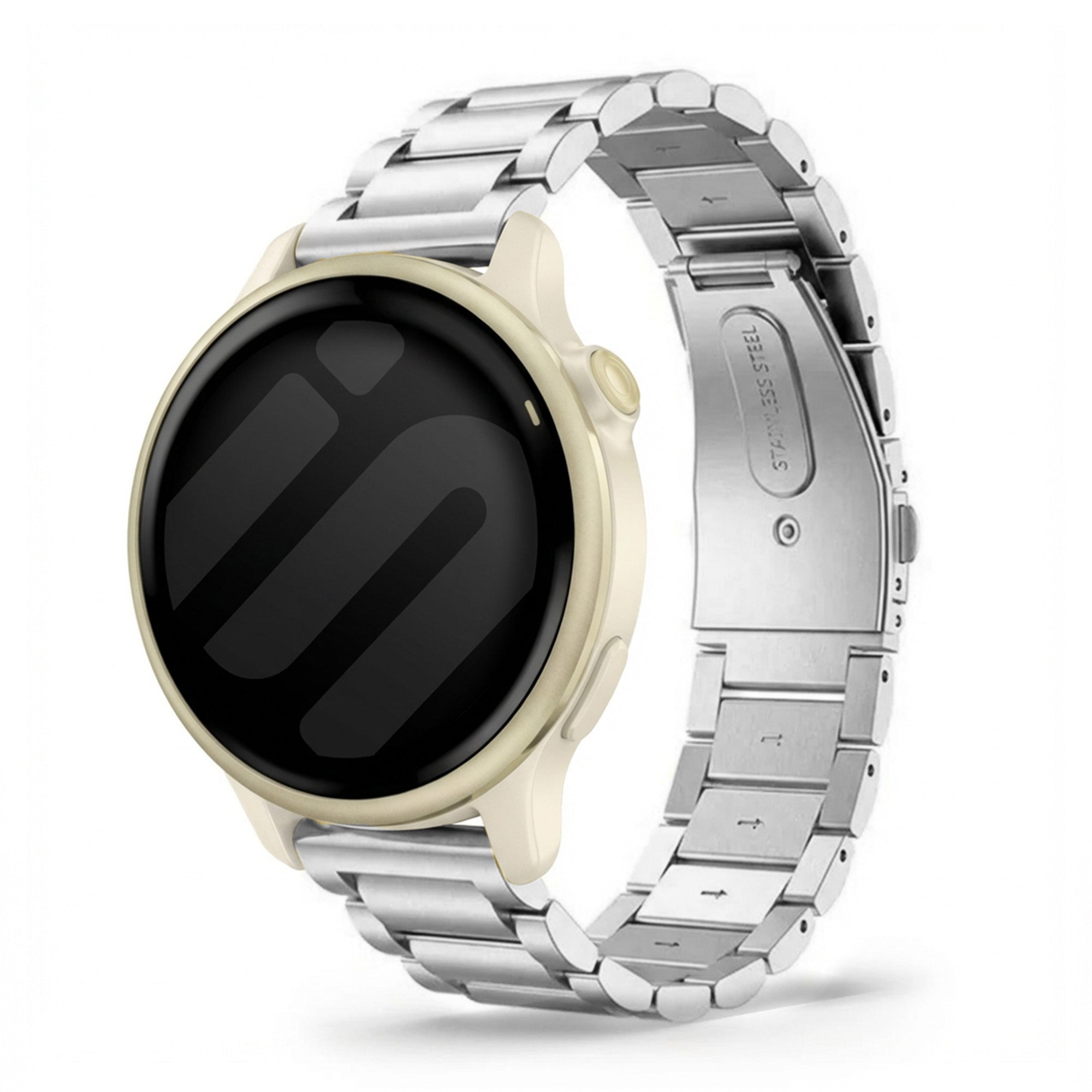 Bracelet acier Garmin Vivoactive 6 (argent)