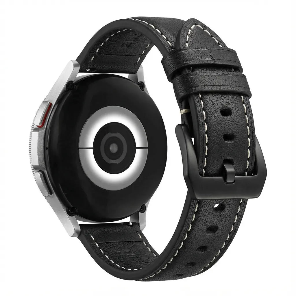 Bracelet cuir authentique Coros Apex 4 - 46mm (noir)