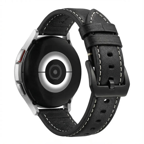 Bracelet cuir TicWatch Pro 5 Enduro (noir)