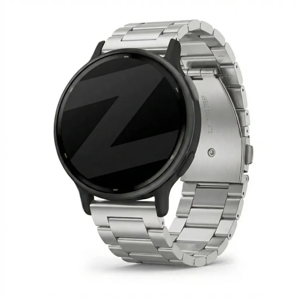 Bandz Bracelet titane Garmin Vivoactive 5 (argent)