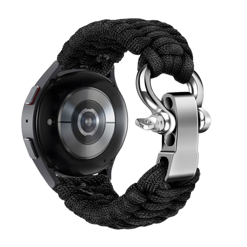 Bracelet nylon corde Xiaomi Watch S4 Sport (noir)