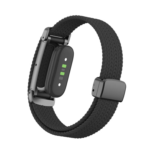 Bracelet tressé avec boucle en D Fitbit Air (noir)