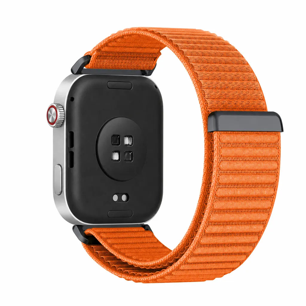 Bracelet nylon ondulé Xiaomi Smart Band 9 Pro (orange)