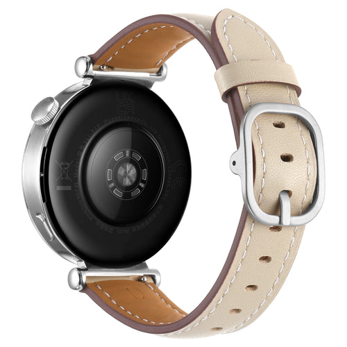 Huawei Watch 5 - 42mm Square Leather Strap (Starlight)