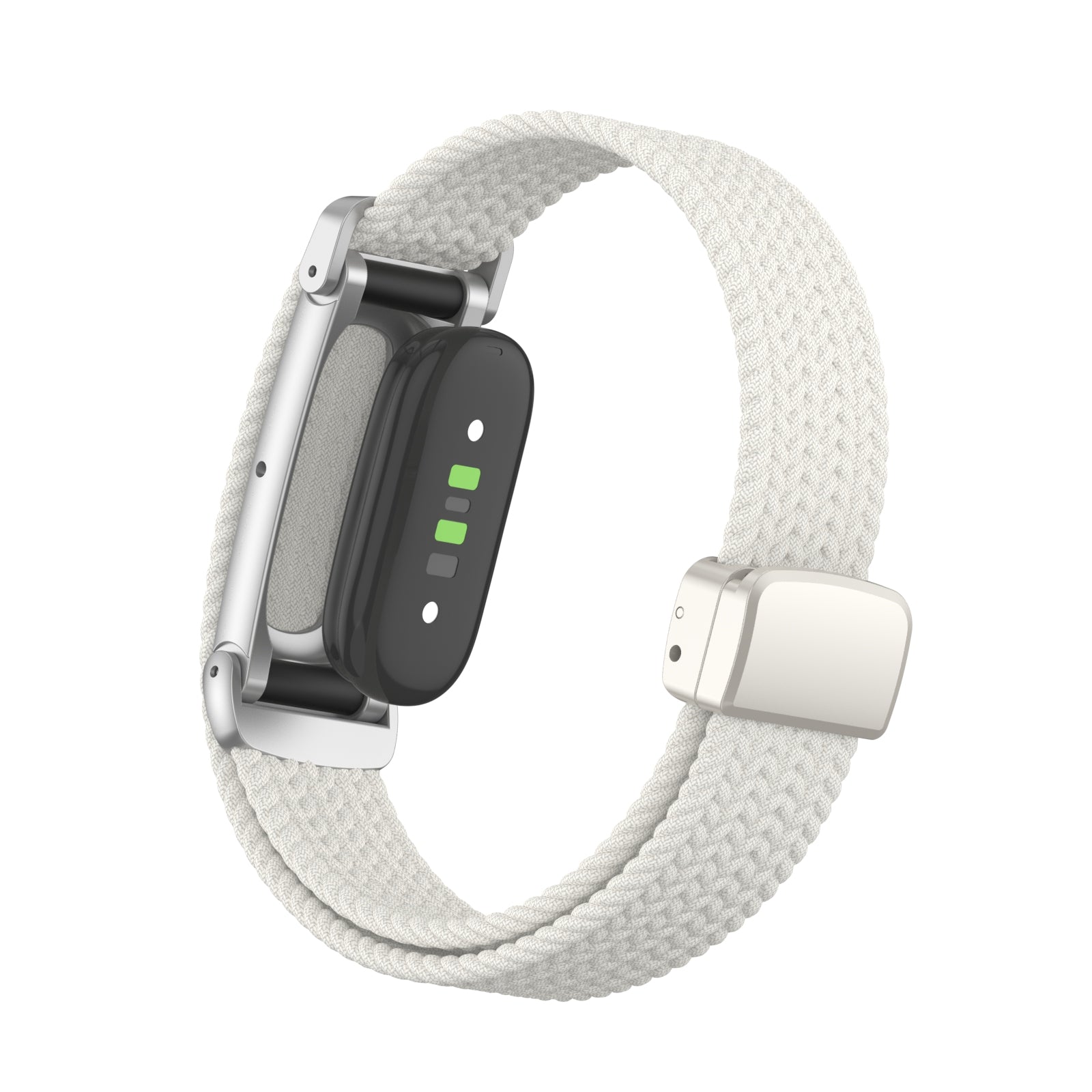 Bracelet tressé avec boucle en D Fitbit Air (lumière stellaire)