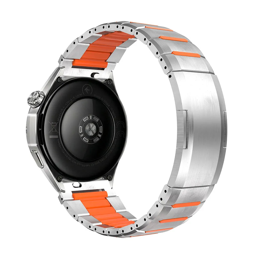 Bracelet acier hybride 'One Push' Polar Grit X Pro (titane/orange)