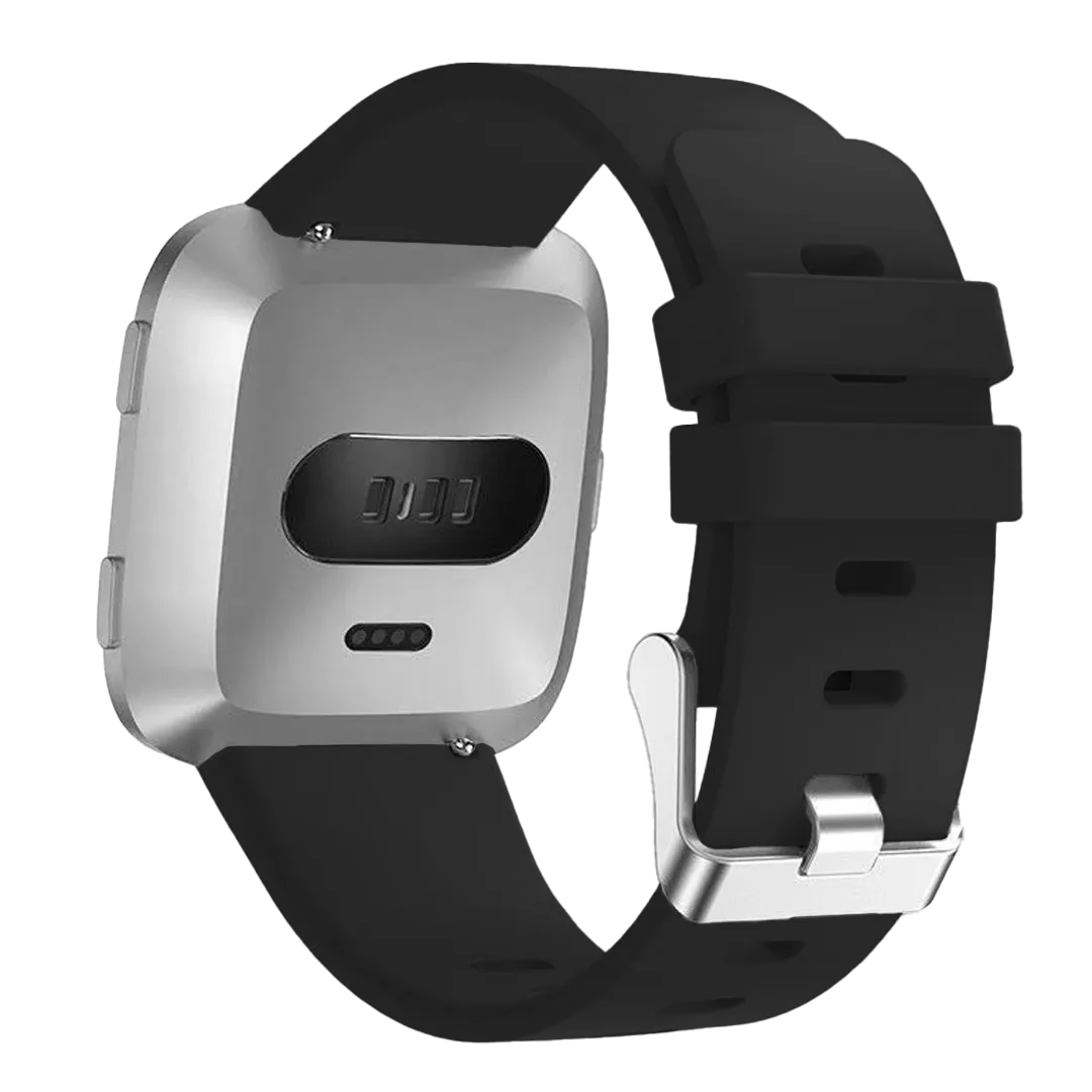 Bracelet silicone Fitbit Versa (noir)
