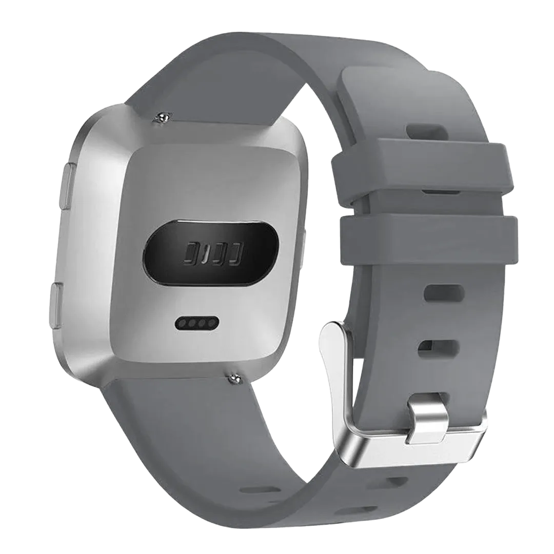Bracelet silicone Fitbit Versa (gris)