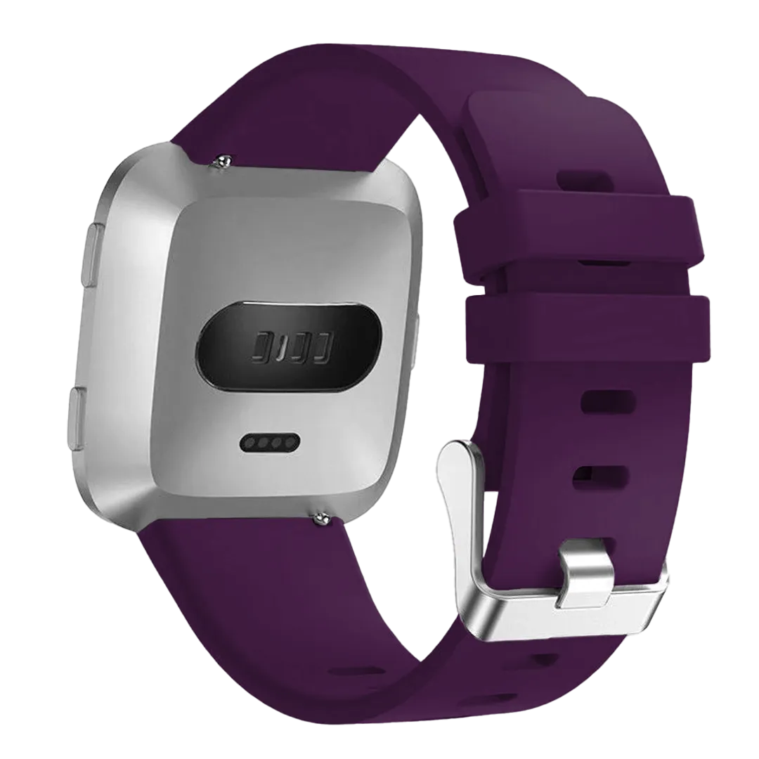 Bracelet silicone Fitbit Versa (violet foncé)
