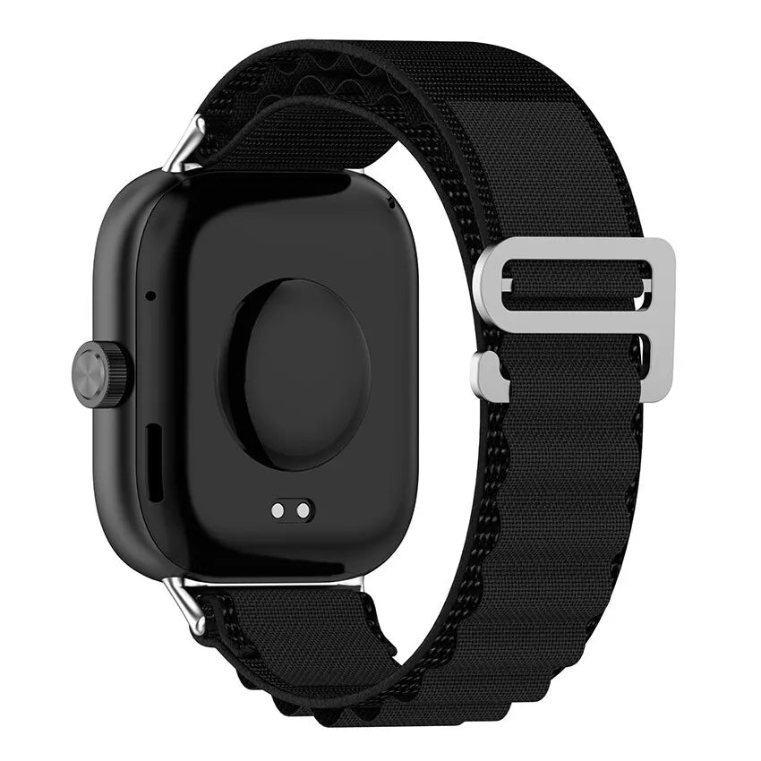 Bracelet nylon Alpine Xiaomi Smart Band 9 Pro (noir)
