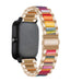 Bracelet acier résine Xiaomi Amazfit GTS (or rose/coloré)