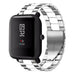 Bracelet acier Xiaomi Amazfit Bip (argent/blanc)