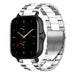 Bracelet acier Amazfit GTS 2 (argent/blanc)