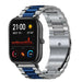 Bracelet acier Xiaomi Amazfit GTS (argent/bleu)