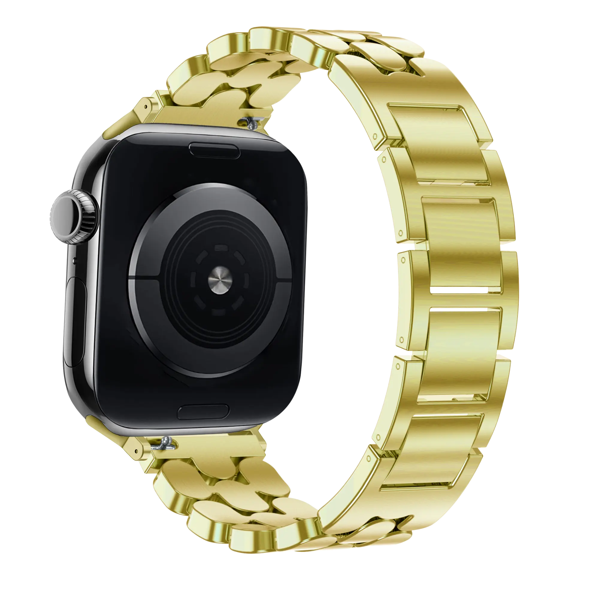 Bandz Bracelet acier 'Oval' Apple Watch (or)
