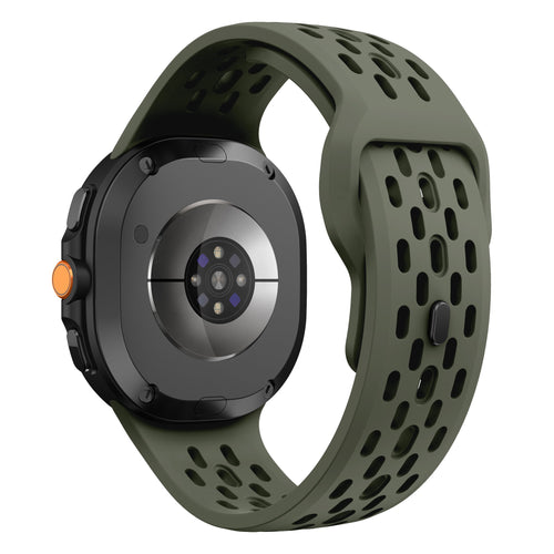 Bracelet silicone Air Samsung Galaxy Watch 8 - 40mm (vert militaire)