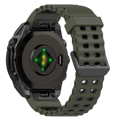 Amazfit T-Rex Ultra 2 Wave Sport Strap (Army Green/Black)