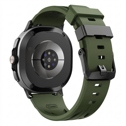 Bracelet silicone race Samsung Galaxy Watch 9 - 44mm (vert militaire)