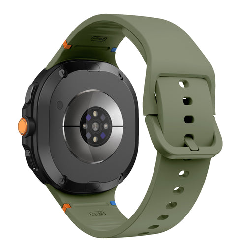 Bracelet silicone Samsung Galaxy Watch 8 Classic (vert militaire)