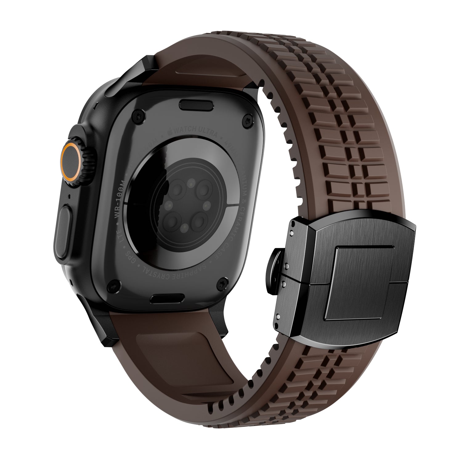 Apple Watch Ultra Premium Silicone Strap (Auburn)