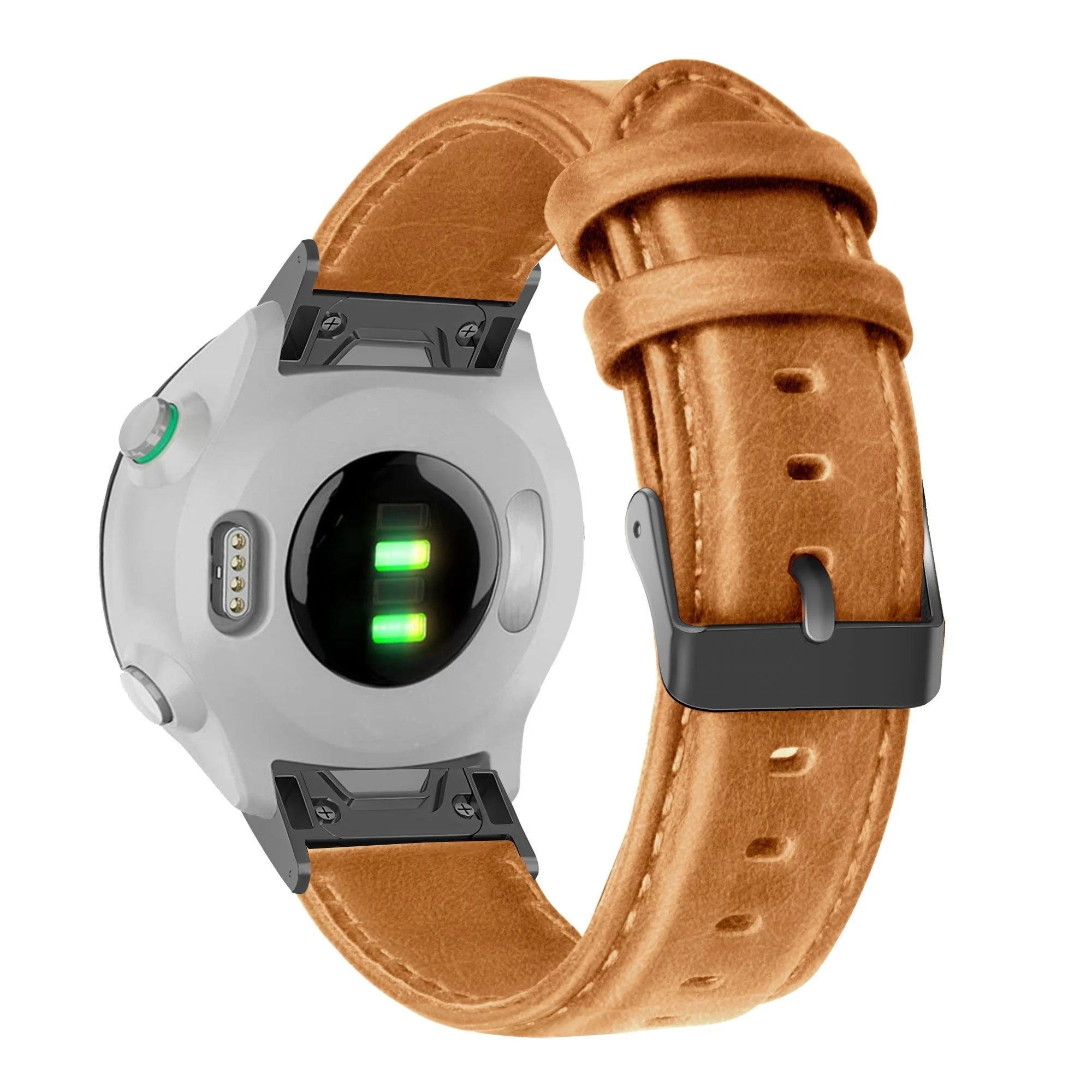 Bandz Garmin Forerunner 935 Leather Strap (Brown)