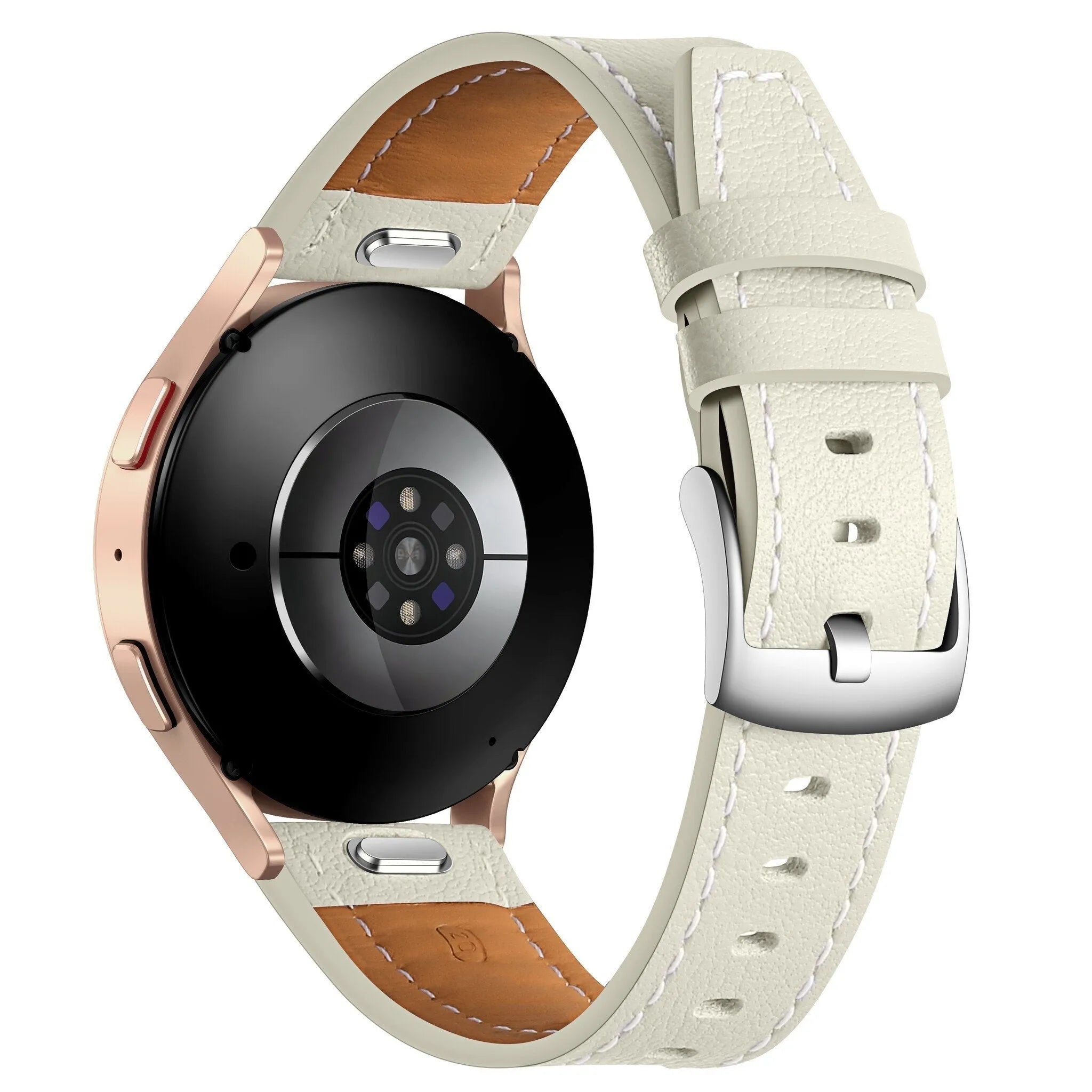 Bracelet cuir 'One Push' Polar Unite (beige)