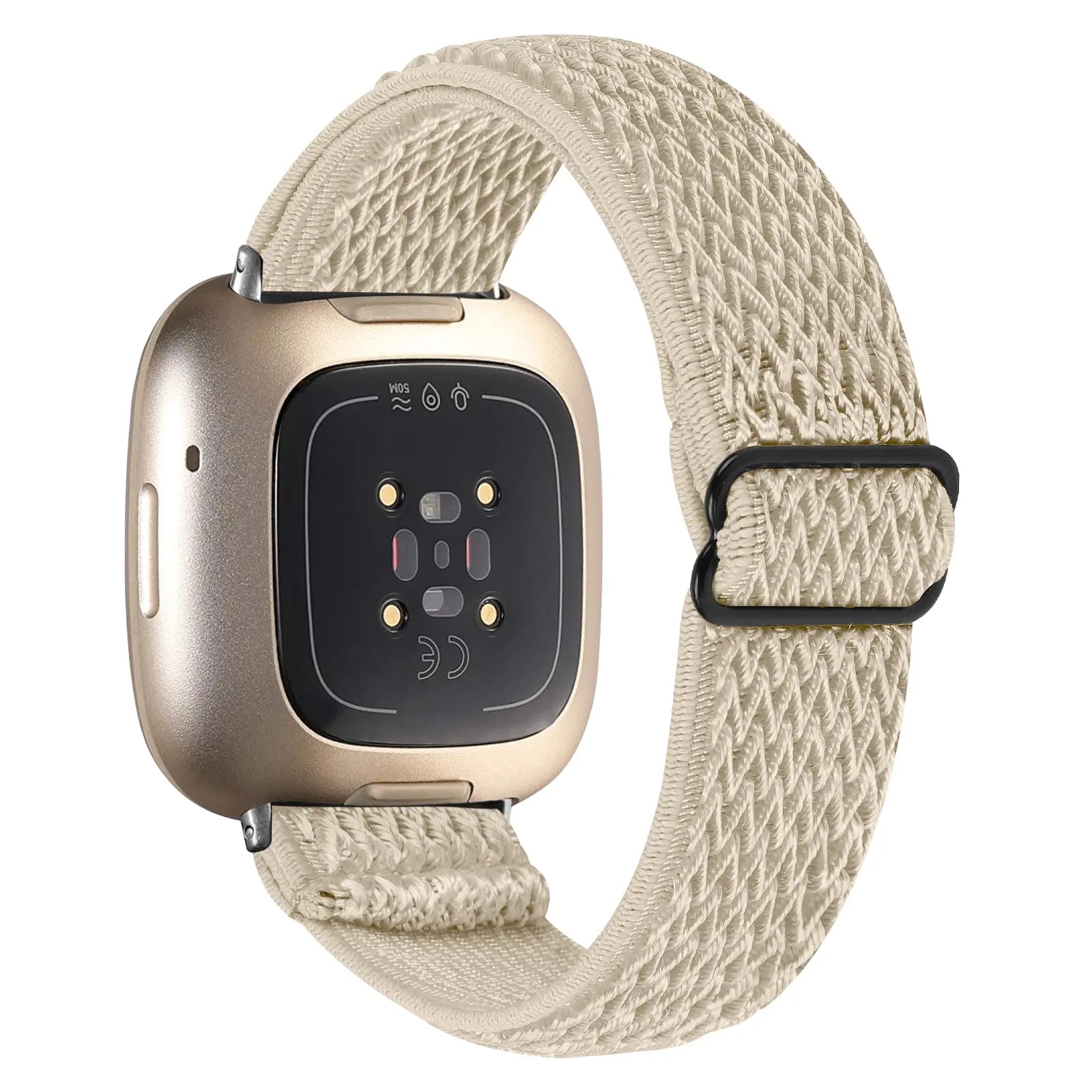 Bracelet élastique Fitbit Sense 2 (beige)