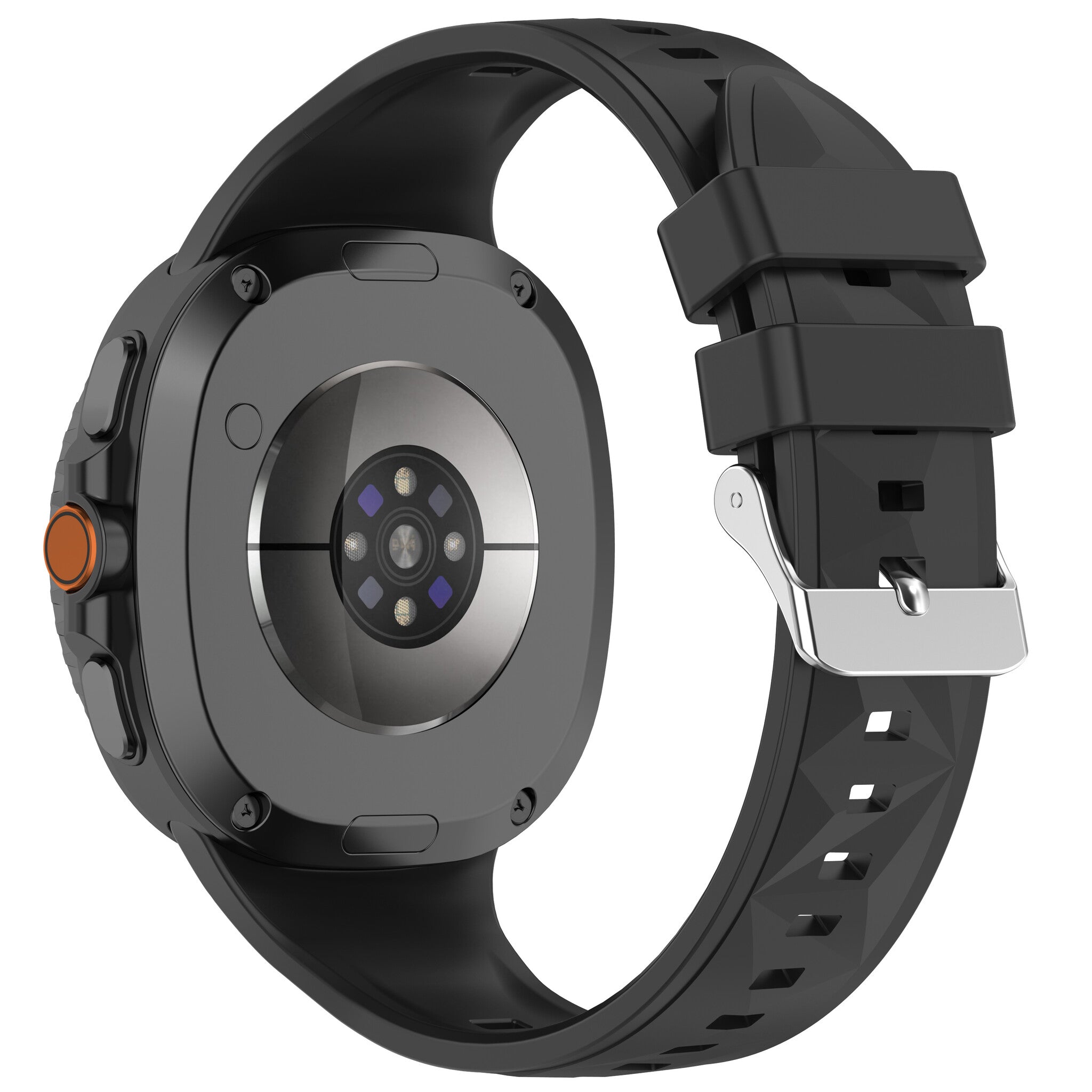 Bracelet silicone Diamant Samsung Galaxy Watch 8 - 44mm (noir)