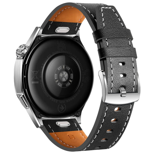 Bracelet cuir 'One Push' ICE Smart 2.0 Rectangular 1.96 (noir)