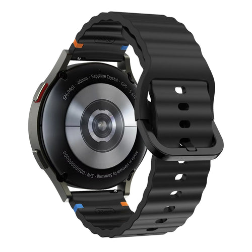 Bracelet silicone Wave Coros Apex 2 (noir)