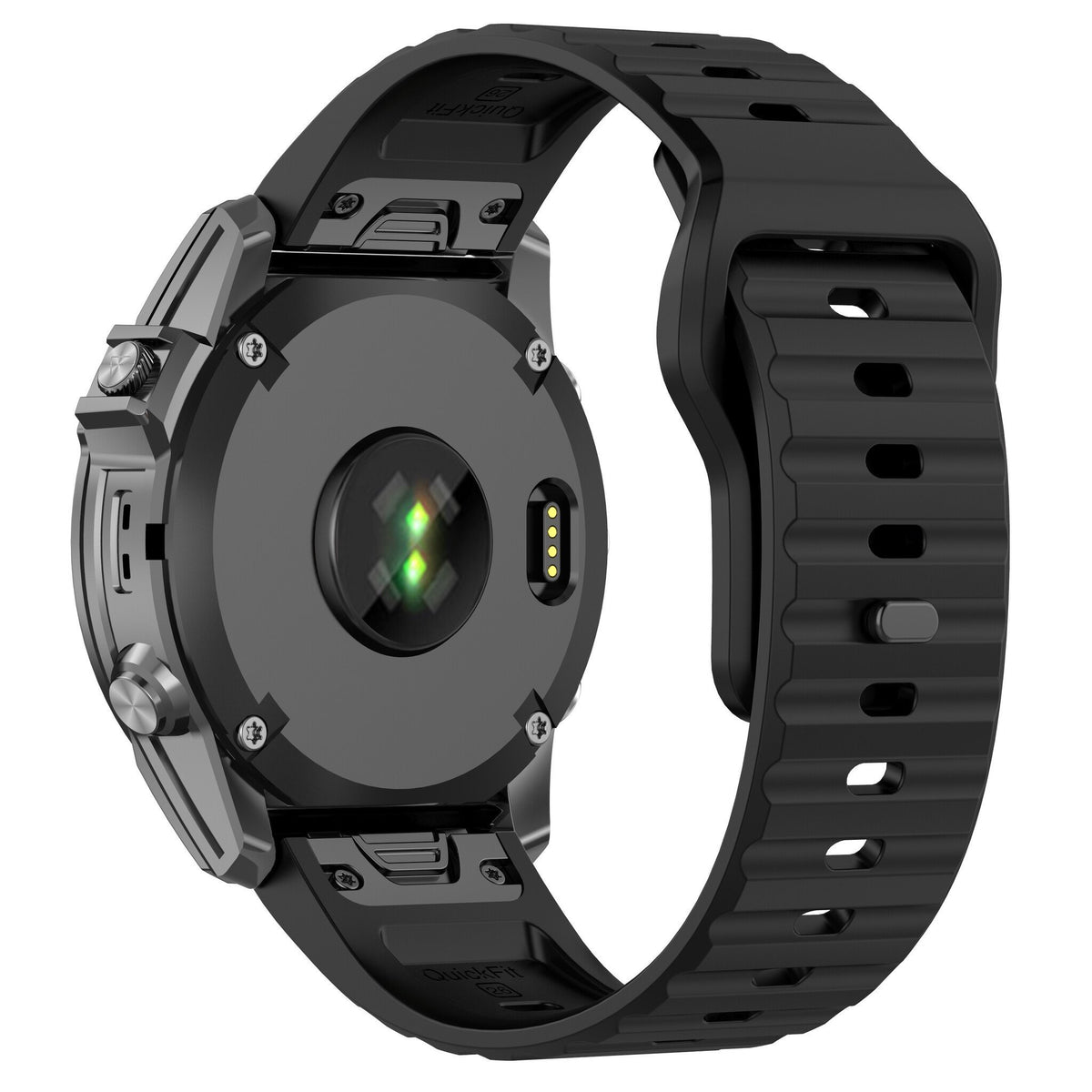 Garmin Descent MK3i - 51mm Outdoor Silicone Strap (Black)