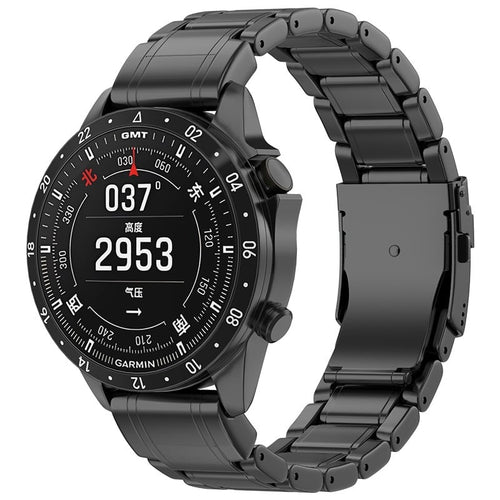 Bracelet titane Premium Garmin Approach S62 (noir)