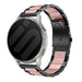 Bracelet acier Garmin Forerunner 70 (noir/rose)