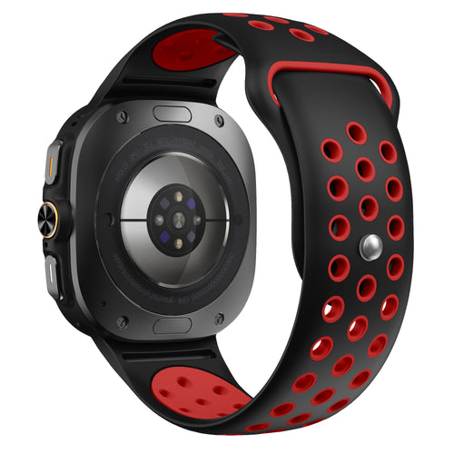 Bracelet sport Samsung Galaxy Watch Ultra 2 (noir/rouge)