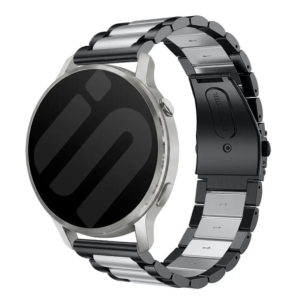 Bracelet acier Garmin Forerunner 70 (noir/argent)