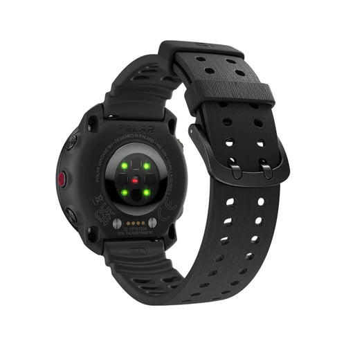 Bracelet silicone grain Polar Grit X (noir)