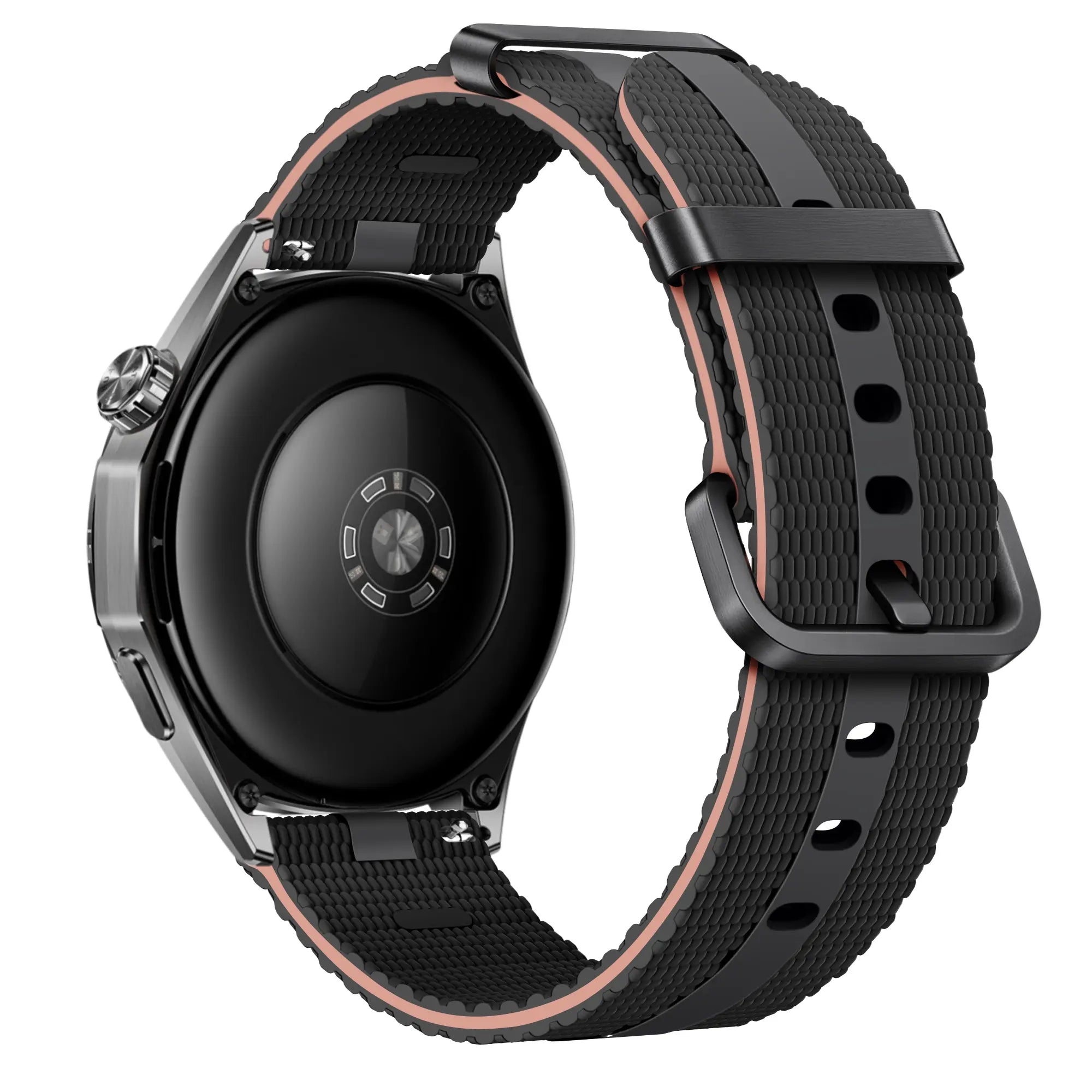 Bracelet active silicone Oppo Watch X2 Mini (noir/rose clair)