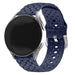 Bracelet silicone tissé Samsung Gear Sport (bleu foncé)