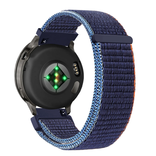 Bandz Bracelet nylon Loop Garmin Vivomove Sport (bleu foncé mix)