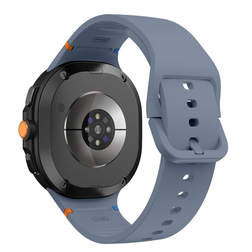 Bracelet silicone Samsung Galaxy Watch 8 Classic (bleu/gris)