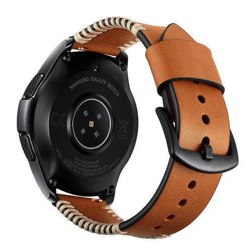 Bracelet cuir cousuCMF Watch Pro 3 (marron)