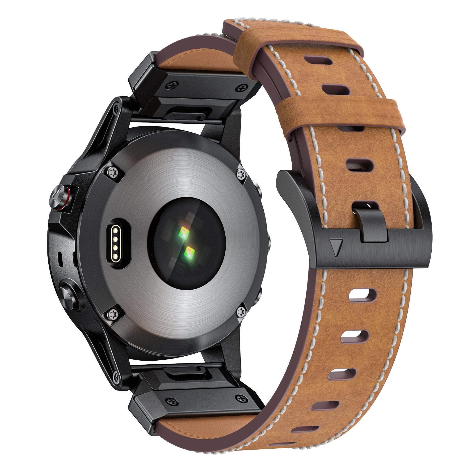 Garmin Tactix 8 - 51mm Genuine Leather Strap (Brown)