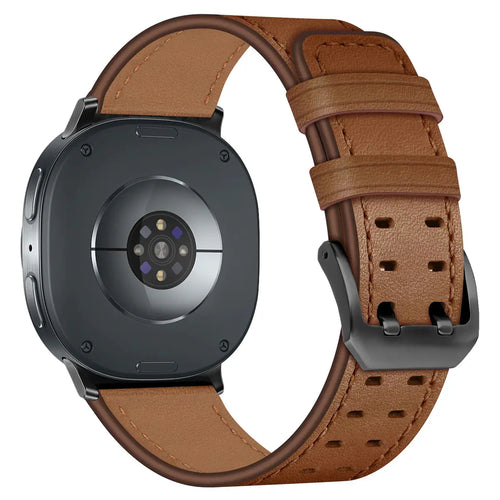 Bracelet cuir à double épingle Samsung Galaxy Watch 9 - 40mm (marron)