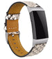 Bracelet cuir Fitbit Charge 4 (imprimé serpent)
