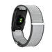 Bandz Bracelet nylon pour biceps Garmin Cirqa (gris/blanc)