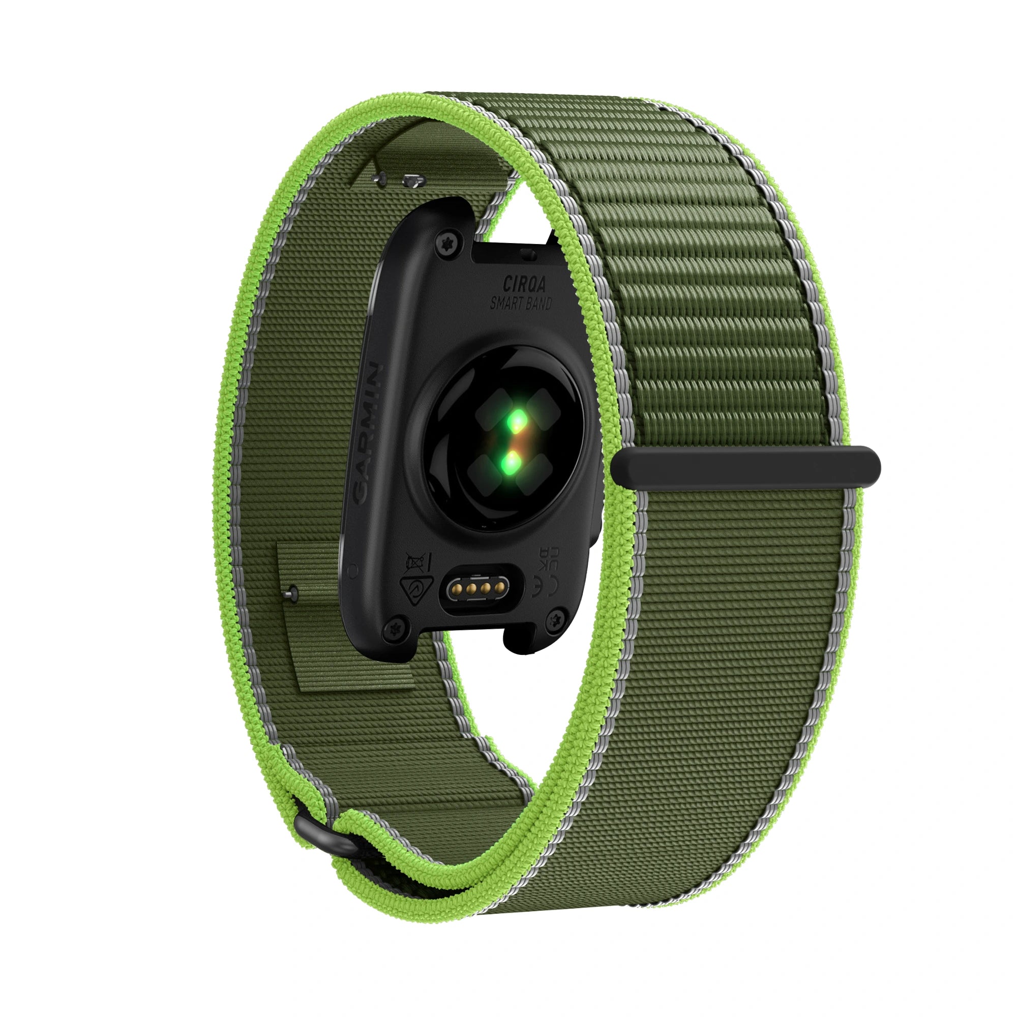 Bandz Bracelet nylon 'Classique' Garmin Cirqa (vert néon)