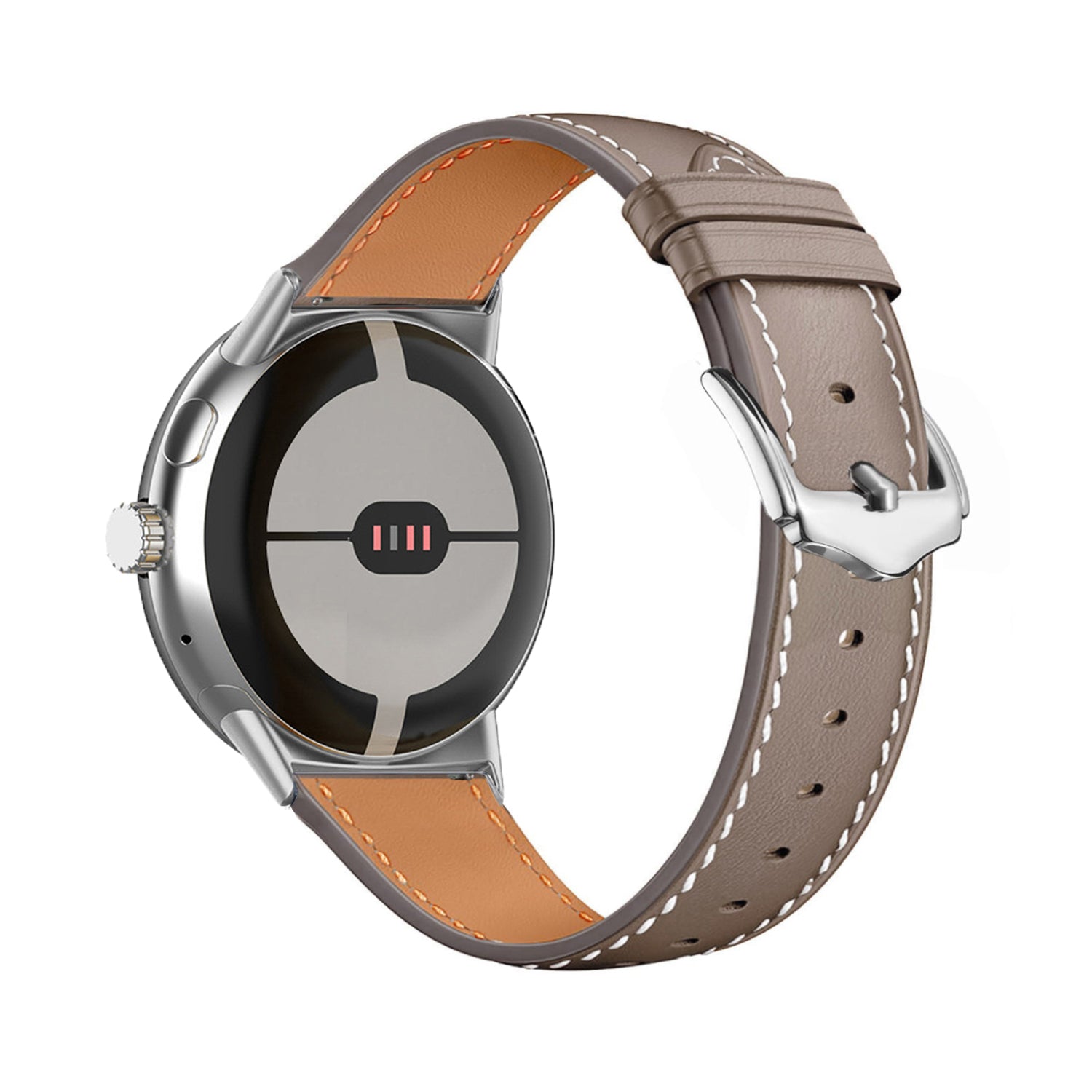 Bracelet cuir moderne Google Pixel Watch 3 - 45mm (coco)