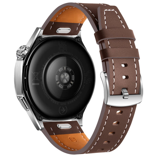 Samsung Gear S3 'One Push' Leather Strap (Dark Brown)