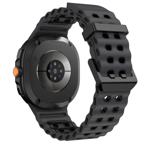 Bracelet Ocean Samsung Galaxy Watch 8 Classic (gris foncé/noir)