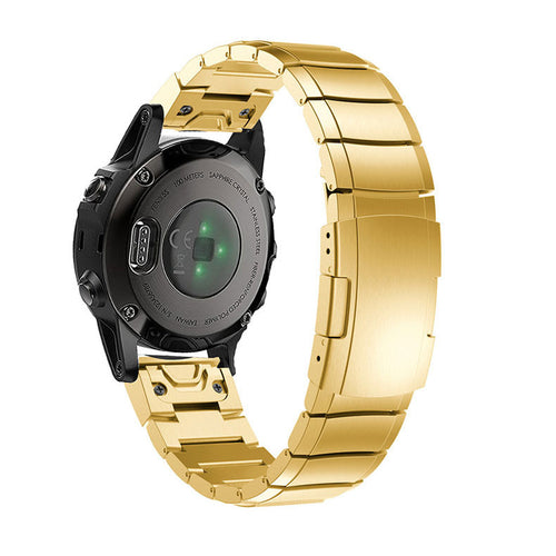 Bracelet acier Garmin Fenix 7 (doré)